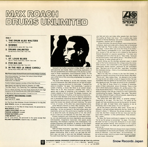 ROACH, MAX drums unlimited P-6035A