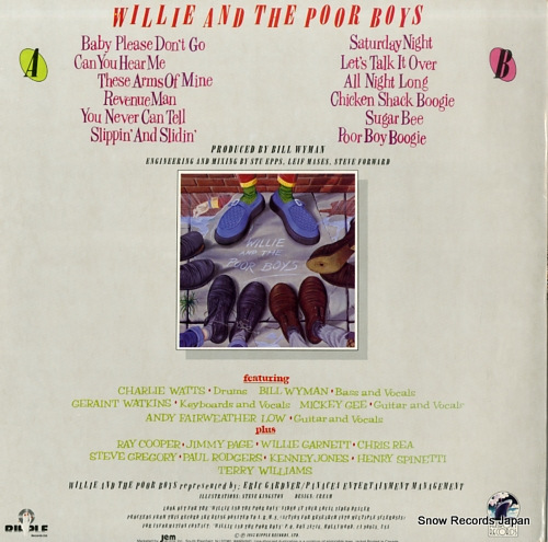 WILLIE AND THE POOR BOYS willie and the poor boys PB6047