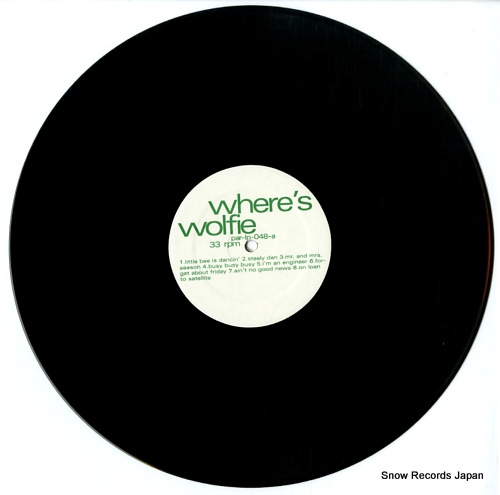 WOLFIE where's wolfie PAR-LP-048 - disc