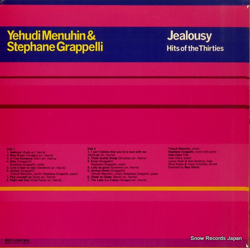 MENUHIN, YEHUDI jealousy EMS-80224