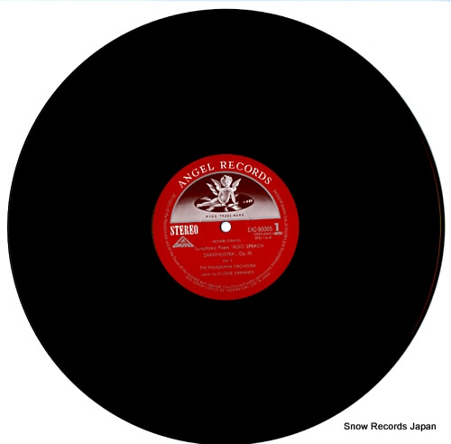 ORMANDY, EUGENE richard strauss; also sprach zarathustra EAC-90005