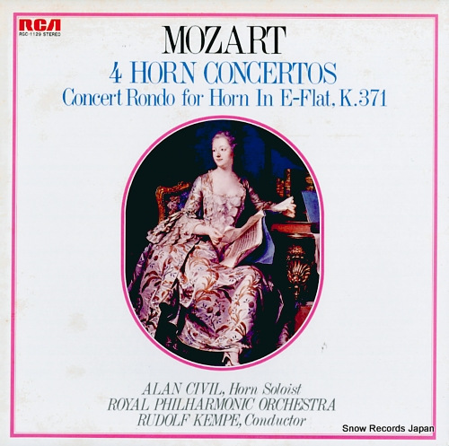 KEMPE, RUDOLF mozart; 4 horn concertos RGC-1129
