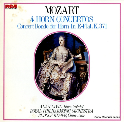 KEMPE, RUDOLF mozart; 4 horn concertos RGC-1129
