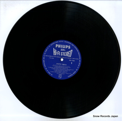 GRECO JULIETTE juliette greco SFX-7001