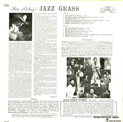 RICHEY, SLIM jazz grass PA-6091