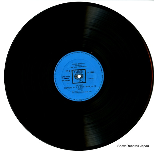 BERNSTEIN, LEONARD beethoven; symphony no.3 in e - flat major, op.55 