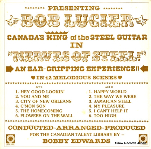 LUCIER, BOB nerves of steel CTL5204