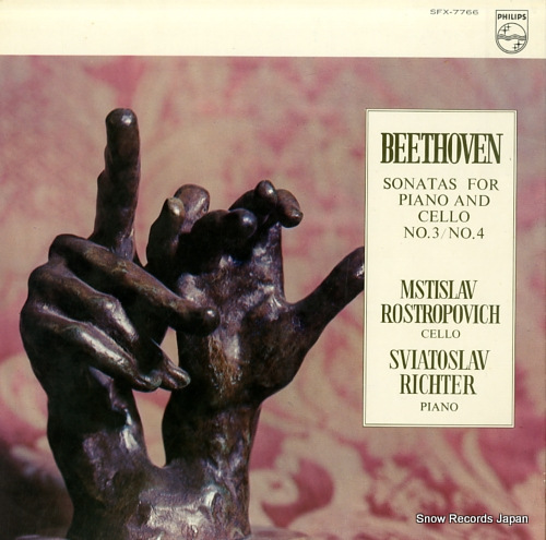 ROSTROPOVICH, MSTISLAV beethoven; cello sonatas no.3 / no.4 SFX-7766