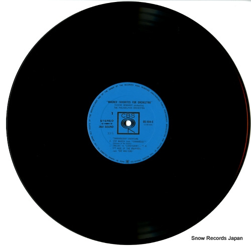 ORMANDY, EUGENE wagner favorites for orchestra OS-584-C