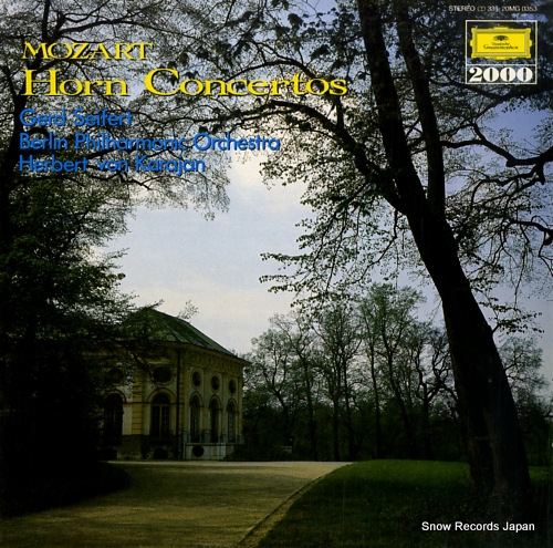 KARAJAN, HERBERT VON mozart; horn concertos 20MG0353