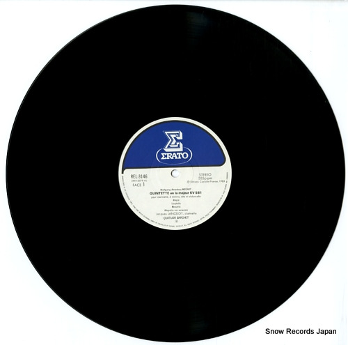 LANCELOT, JACQUES mozart & brahms; deux quintetts pour clarinette REL-3146