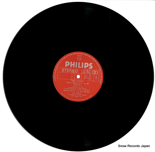 BRENDEL, ALFRED beethoven; sonata no.21 in c, op.53 