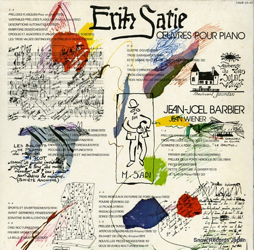 BARBIER, JEAN-JOEL erik satie; overtures pour piano CALB64/68
