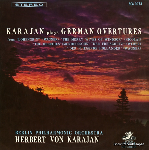 KARAJAN, HERBERT VON karajan plays german overtures SCA1023
