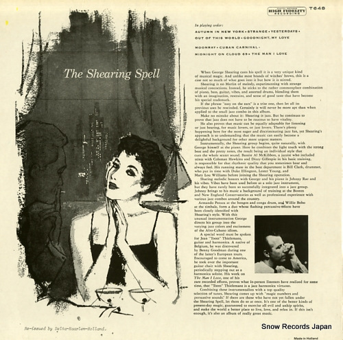 SHEARING, GEORGE the shearing spell T648