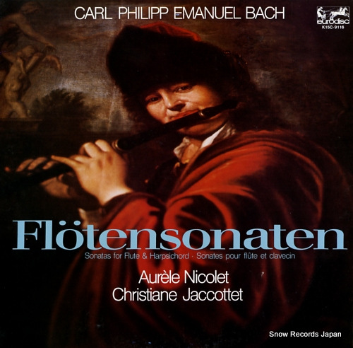 NICOLET, AURELE carl philipp emanuel bach; flotensonaten K15C-9116