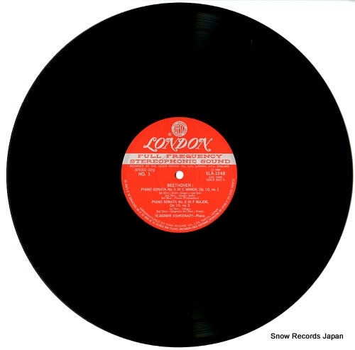 ASHKENAZY, VLADIMIR beethoven; piano sonatas SLA1248