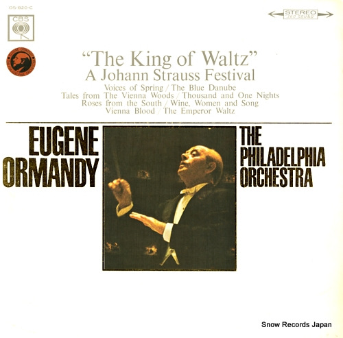 ORMANDY, EUGENE the king of waltz a johann strauss festival OS-820-C