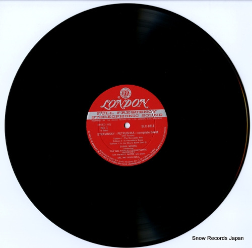 MEHTA, ZUBIN stravinsky; petrushka, complete ballet (1947 version) SLC1811