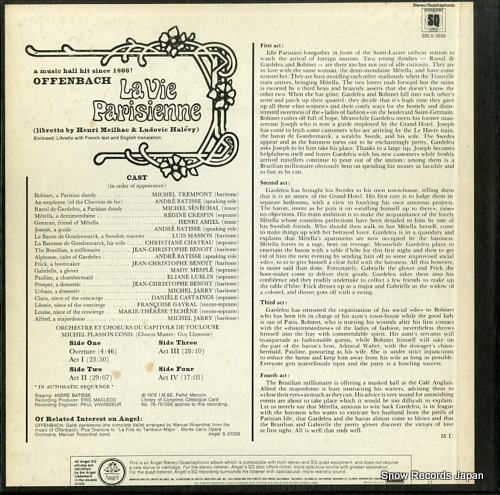 PLASSON, MICHEL offenbach; la vie parisienne SBLX-3839