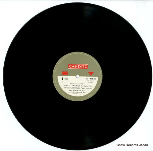 WUNDERLICH, HEINZ bach; toccata und fuge d-moll, bwv565 OC-7203-KT
