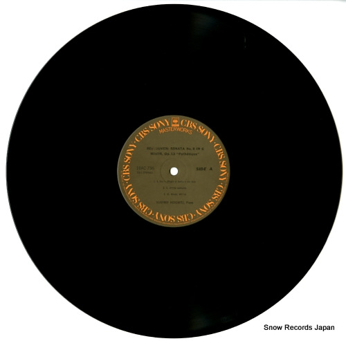 HOROWITZ, VLADIMIR beethoven; pathetique sonata 18AC736
