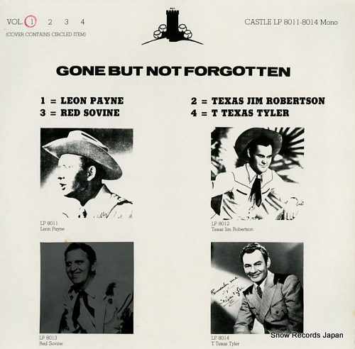쥪󡦥ڥ gone but not forgotten vol.1 CASTLELP8011