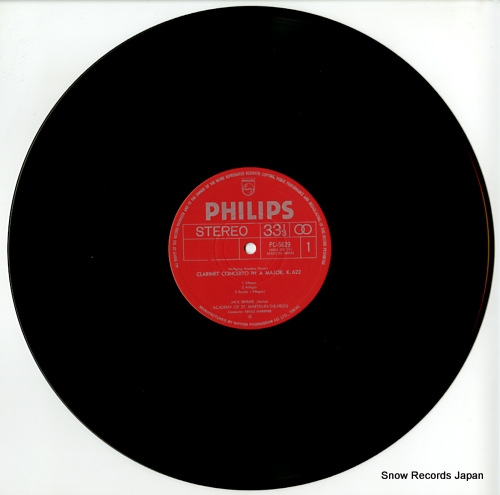 MARRINER, NEVILLE mozart; clarinet concerto in a major k.622 PC-5629-30