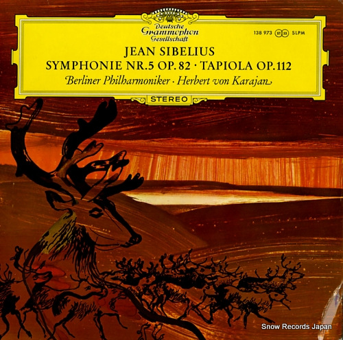 KARAJAN, HERBERT VON sibelius; symphonie nr.5 es-dur op.82 138973