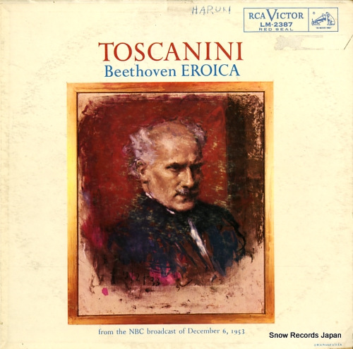 TOSCANINI, ARTURO beethoven; symphony no.3 in e-flat, op.55 