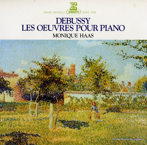 HAAS, MONIQUE debussy; les oeuvres pour piano E-1025