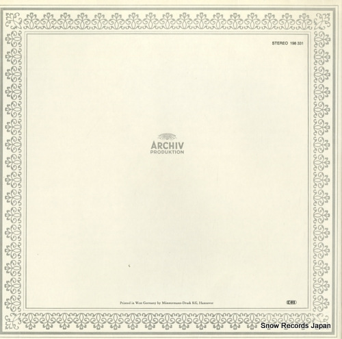 RICHTER, KARL bach; herz und mund and tet und leben 198331 - back cover