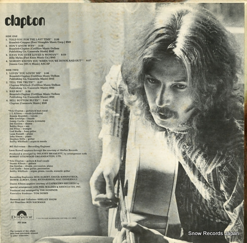 CLAPTON, ERIC clapton PD5526