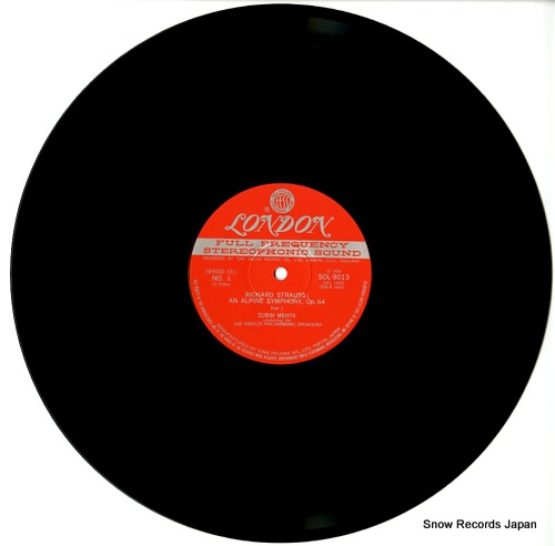 MEHTA, ZUBIN r.strauss; an alpine symphony / ein heldenleben SOL9013-4