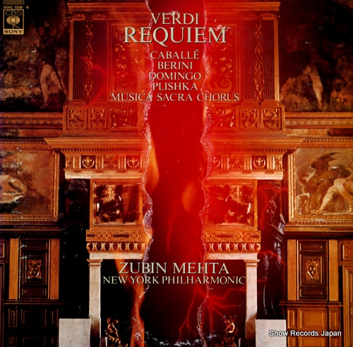 MEHTA, ZUBIN verdi; requiem 50AC1308