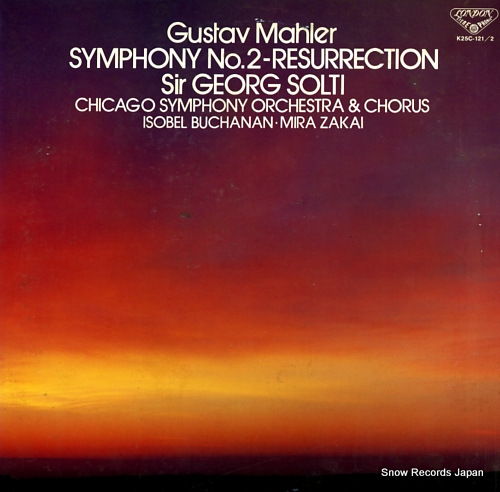 SOLTI, GEORG mahler; symphony no.2 in c minor 