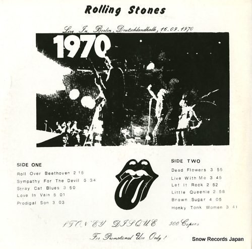 ROLLING STONES, THE cocksuckers roll over berlin 33-19-1