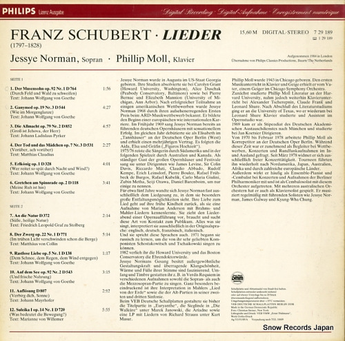 NORMAN, JESSYE schubert; lieder 729189