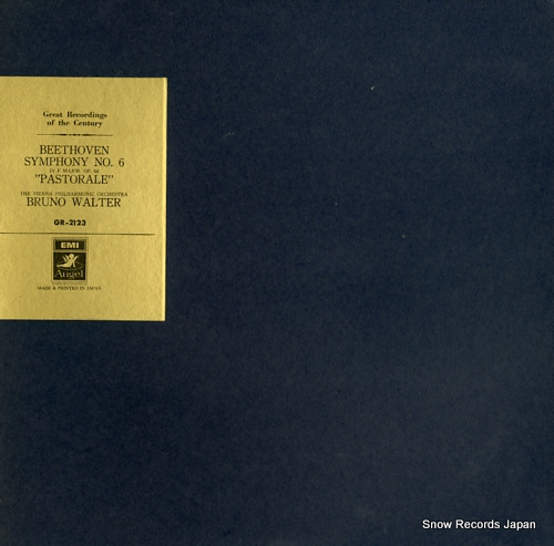 WALTER, BRUNO beethoven; symphony no.6 in f major, op.68 