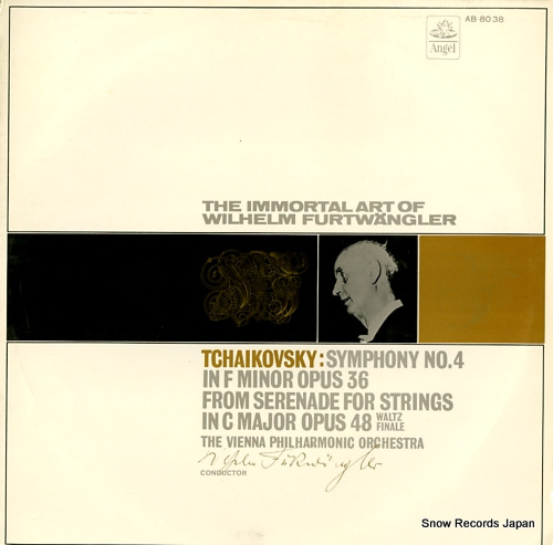 FURTWANGLER, WILHELM tchaikovsky; symphony no.4 in f minor opus 36 AB.8038