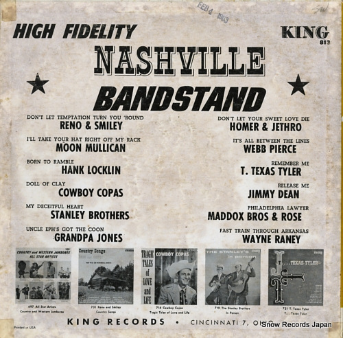V/A nashville bandstand KING813