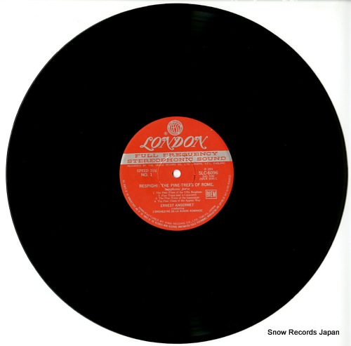 ANSERMET, ERNEST respighi; the pine - trees of rome SLC6096