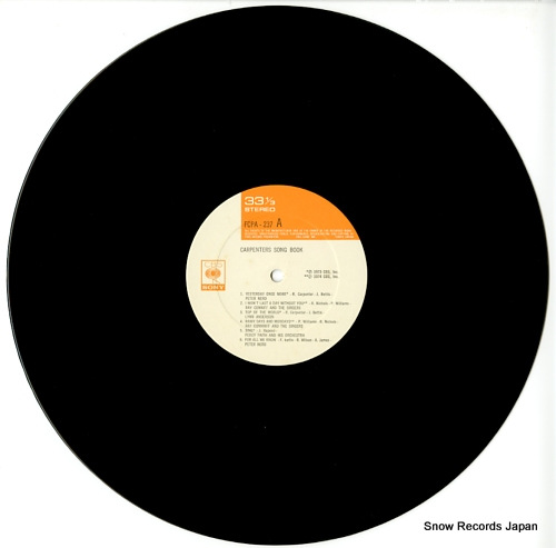 V/A carpenters song book FCPA-237