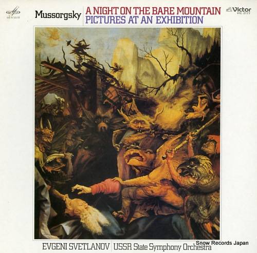 SVETLANOV, EVGENI mussorgsky; a night on the bare mountain VIC-2177