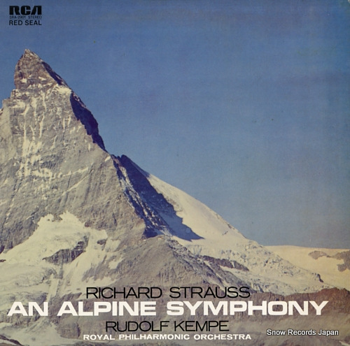 KEMPE, RUDOLF richard strauss; an alpine symphony SRA-2901
