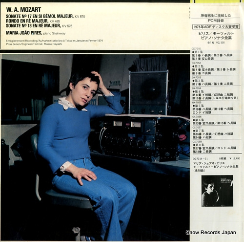 PIRES, MARIA JOAO mozart; les sonates pour piano vol.8 OX-7058-ND