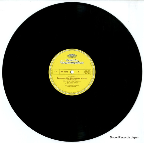 BOHM, KARL schubert; symphony no.8 