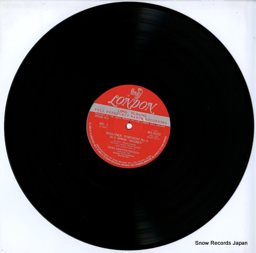 KNAPPERTSBUSCH, HANS bruckner; symphony no.3 in d minor, 