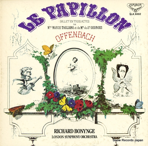 BONYNGE, RICHARD offenbach; le papillon - complete ballet SLA6002