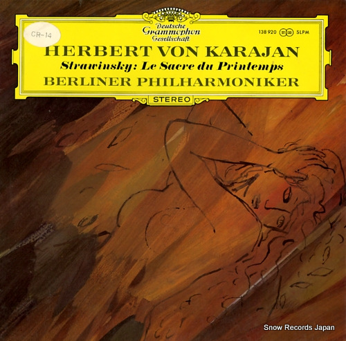 KARAJAN, HERBERT VON strawinsky; le sacre du printemps SLPM138920